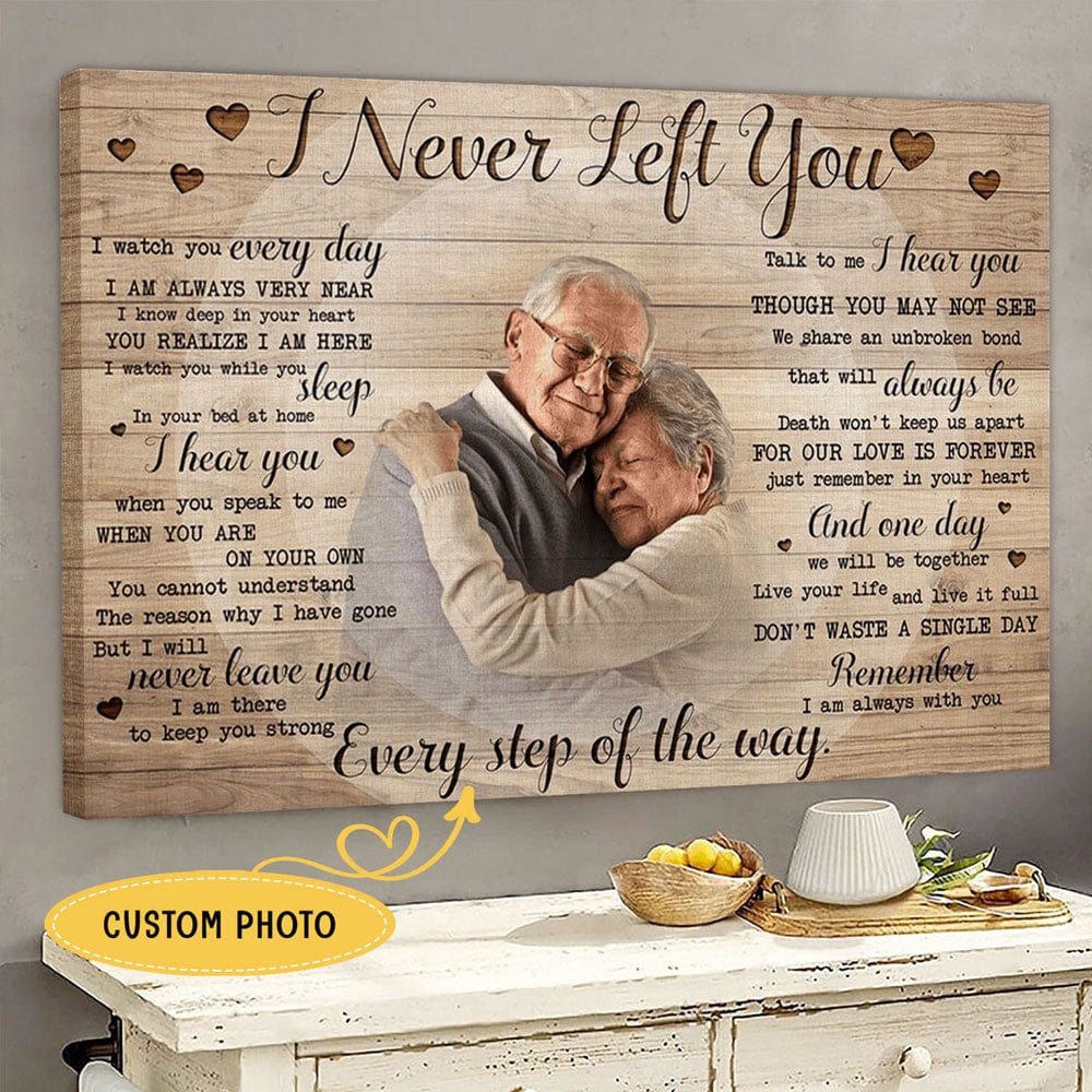 I Never Left You Personalized Memorial Poster, Canvas